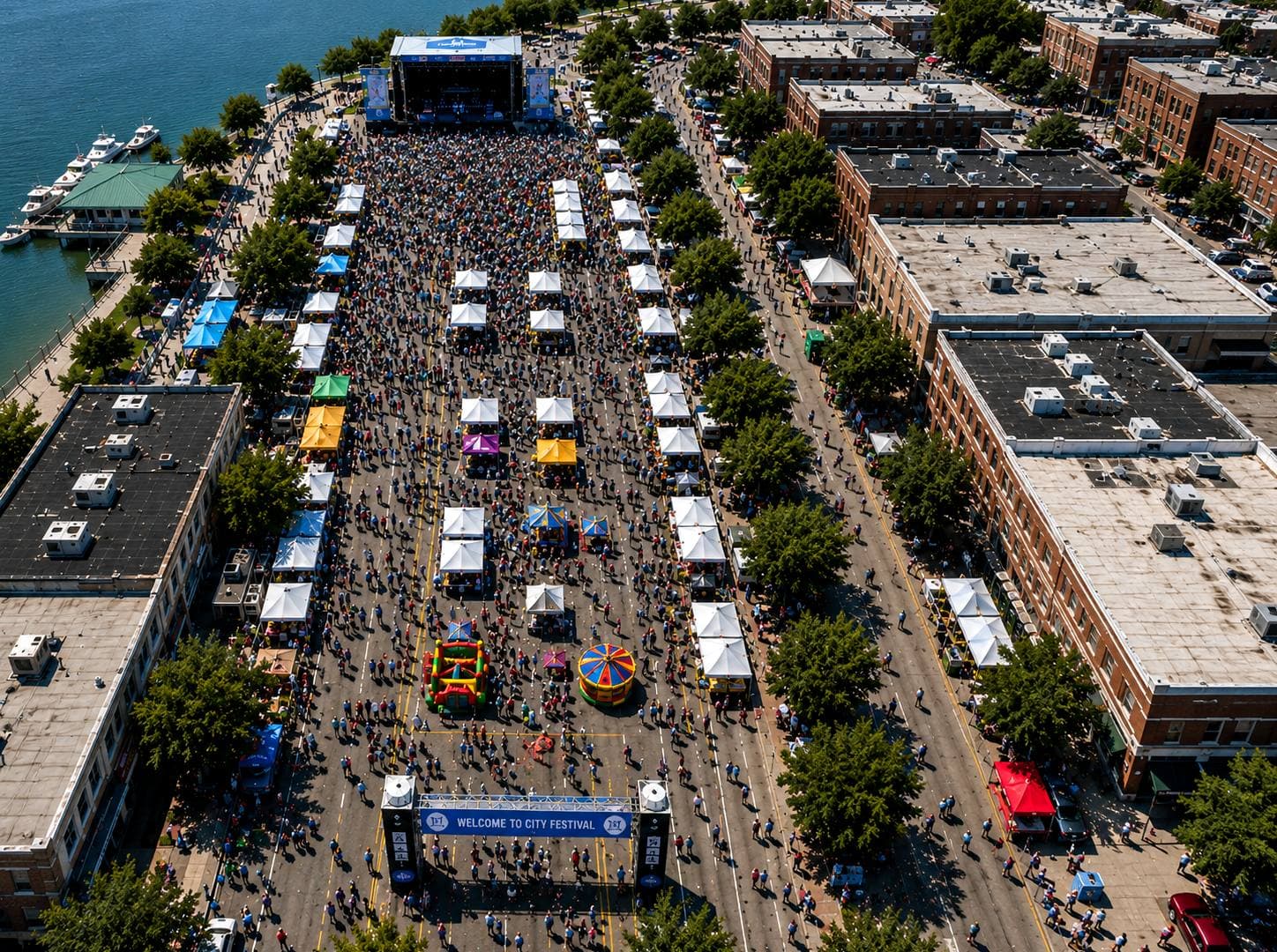 Festival aerial