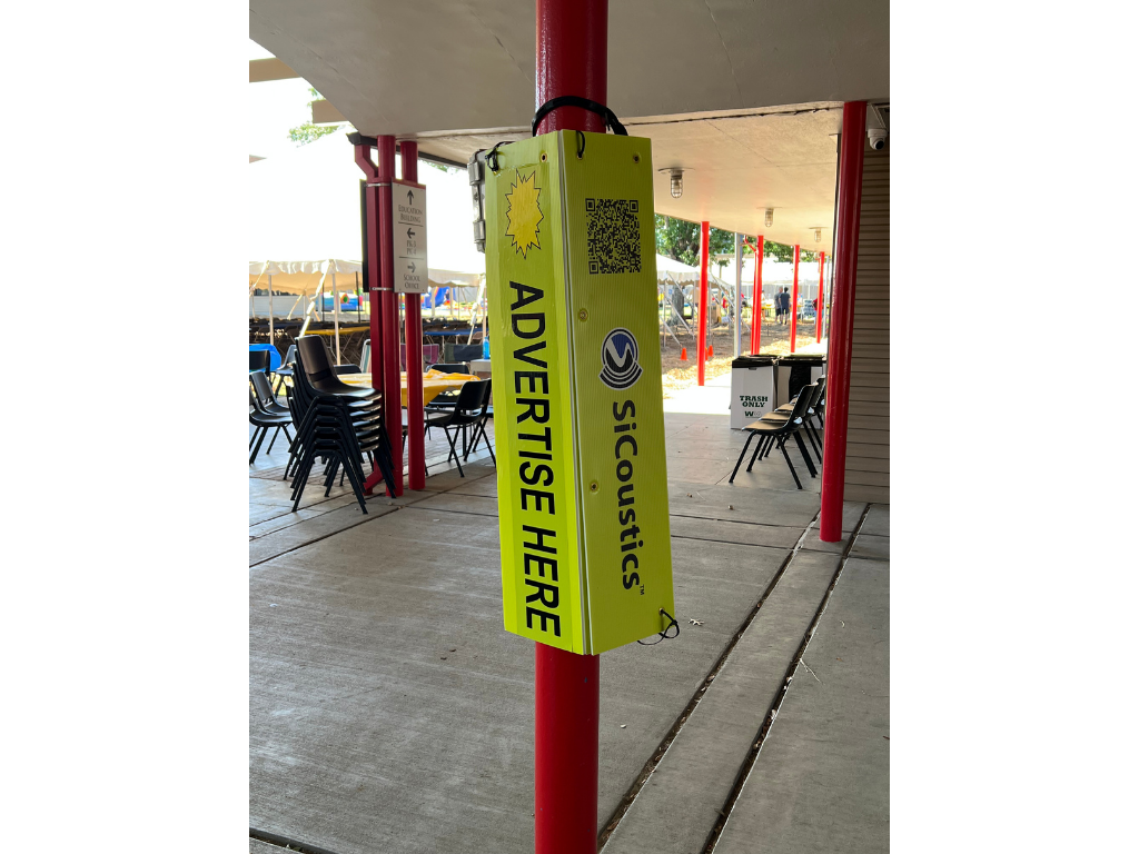 Sound and Signage Pole
